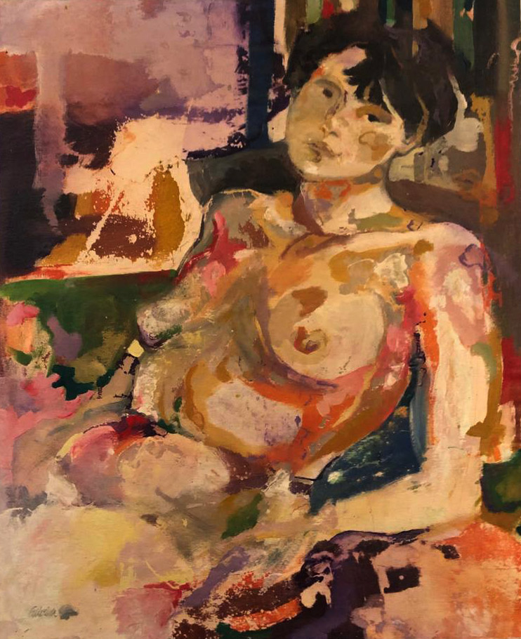 Simona cm 80 x 60 - acrilico su tela